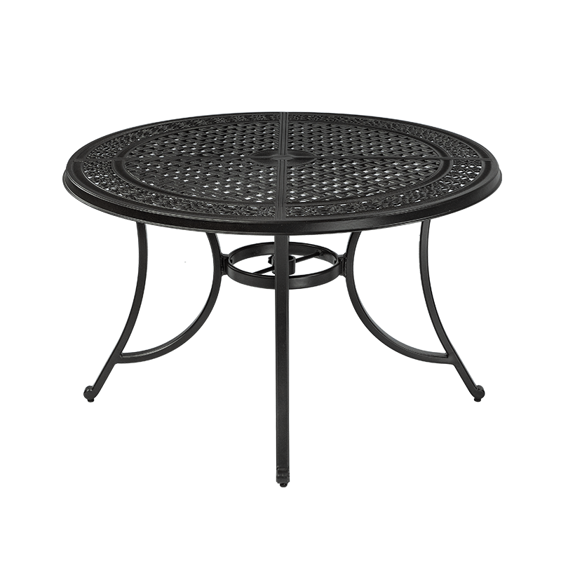 033 Cast Aluminum Round Dining Table