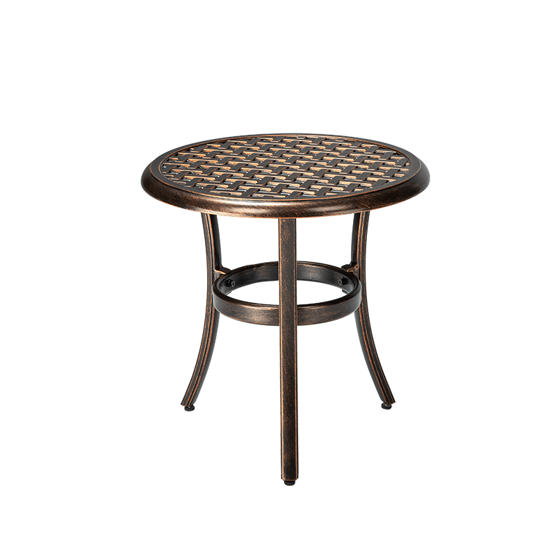 036 Cast Aluminum Round Side Table