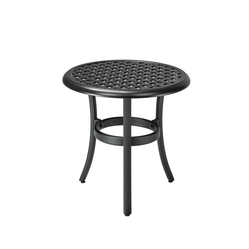 036 Cast Aluminum Round Side Table