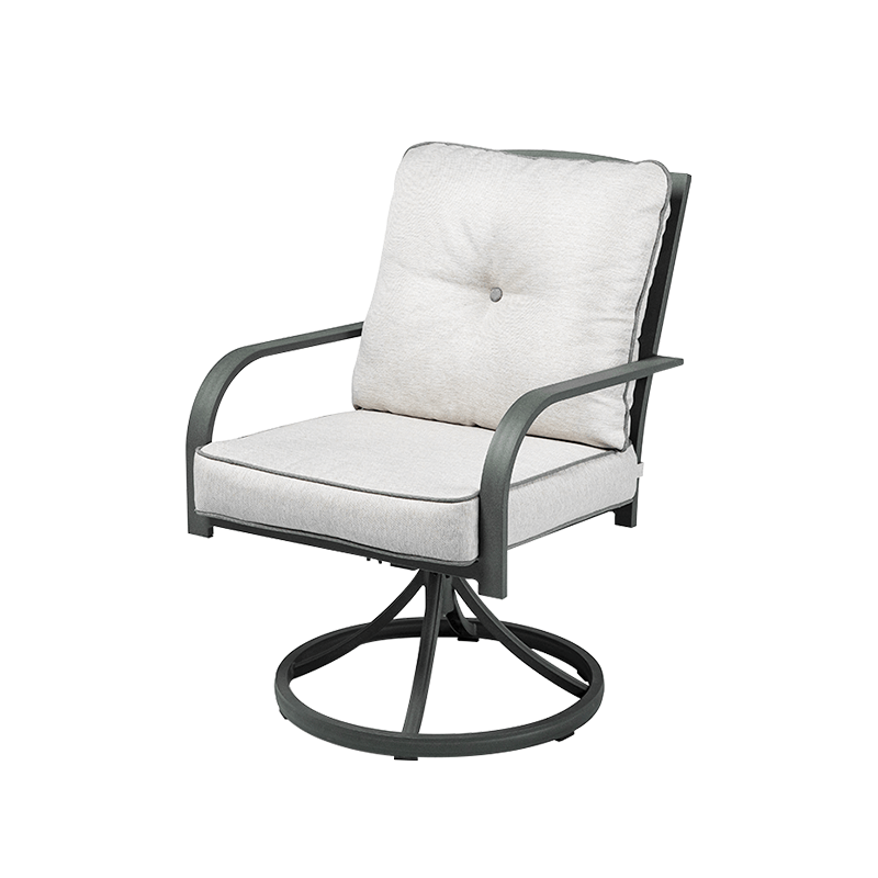 043Aluminum Swivel Rocker Chair