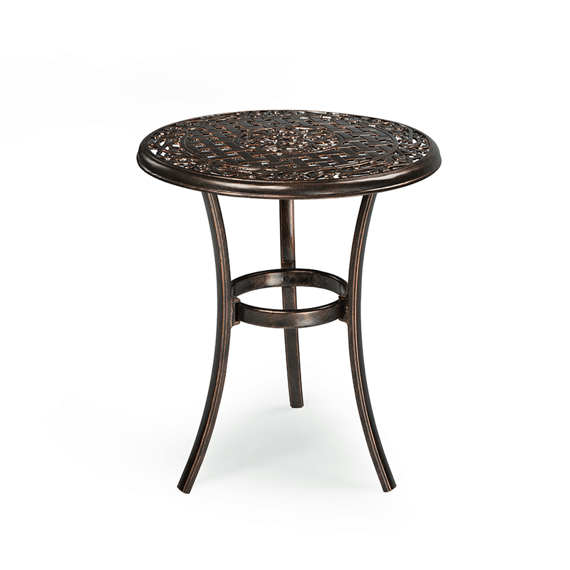 051 Cast Aluminum Round Dining Table