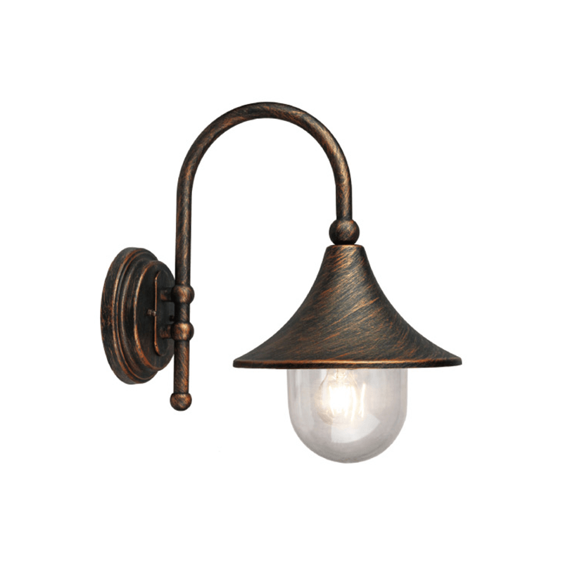 DH-1091(58#) Outdoor Gooseneck Barn Wall Light With Bronze